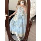 Urtto Lemon Sparkling Water Tiered Long JSK(Pre-Order/2 Colours/Full Payment Without Shipping)